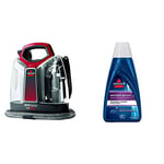 Bissell SpotClean ProHeat Nettoyeur des Taches portatif, 2.5 litres, Titane et Rouge + Oxygen Boost Formule - á utiliser SpotClean/SpotClean Pro