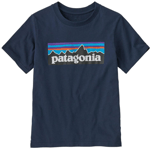 Patagonia Kids P-6 Logo T-shirt t-skjorte barn New Navy 62148 NENA XS (5-6 år) 2024