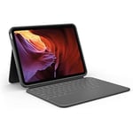 Logitech Rugged Folio Protective Keyboard Case för iPad (10:e generationen) - Svart - Anti-chock - Smart Connector