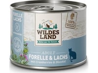 Wildes Land Wildes Land Cat Classic Adult Forelle &Amp  Lachs Puszka 185G