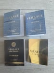 VERSACE POUR FEMME DYLAN BLUE, Vanitas, Man Eau Fraiche 4 X 1ml SAMPLES SPRAY🆕