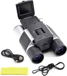 Jumelles Caméra Numérique-Binoculaire 12 x 32-1080P Ecran LCD Full HD-Enregistre Photos et Vidéos-Grossissement x10-Randonné,Chasse,pêche,Golf,Surveillance-Micro SD-FISHTEC