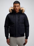 Zavetti Canada Abelli 2.0 Bomber Jacket - Black , Black, Size M, Men