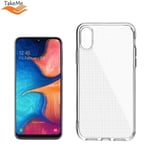 TakeMe "Clear" series Transparent 2mm thin back cover case for Samsung Galaxy A20e (A202F)