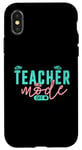 Coque pour iPhone X/XS Mode Enseignant Off Happy Last Day Of School Summer Break Drôle