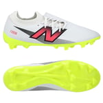 New Balance Furon V7 Dispatch Fg - Hvit/lilla/neon - Gress (Fg), størrelse 38