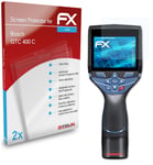 atFoliX 2x Film Protection d'écran pour Bosch GTC 400 C Protecteur d'écran clair