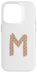 Coque pour iPhone 14 Pro Lettre rétro en gras hiboux – M – Design – Alphabet – Marqueur