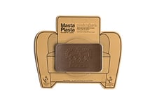 MastaPlasta Self-Adhesive Premium Leather Repair Patch - Tan Crown 10cm x 6cm (4in x 2.4in). First-Aid for Sofas, Car Seats, Handbags, Jackets