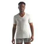 icebreaker Anatomica Short Sleeve col V en Mérinos - T-shirt en laine mérinos homme  