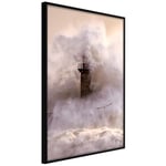 Plakat - Storm - 40 x 60 cm - Sort ramme