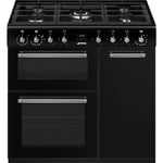 Smeg - Piano de cuisson gaz CX93GMBL - Noir