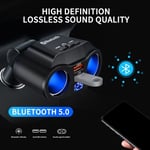 In-dash Audio Head Unit Car Cigarette Lighter Bluetooth Auto MP3 Player  Car