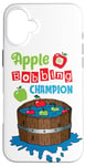 Coque pour iPhone 16 Plus Apple Bobbing Champion Jeu amusant pour Halloween