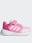 adidas Sportswear Infant Tensaur Run 3.0 Elasticated Trainers - Pink/white, Pink/White, Size 3 Younger