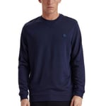 JBS of Denmark Badge Crew Neck Sweatshirt Marin Small Herr