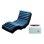 Levitas Kit matelas anti-escarres Domus Auto 4 étapes avec compresseur Bleu