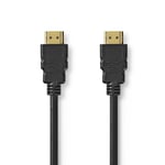 Nedis Ultra High Speed ​​HDMI ™ kabel | HDMI™ Kontakt | HDMI™ Kontakt | 8K@60Hz | 48 Gbps | 2.00 m | Rund | 6.5 mm | Svart | Label