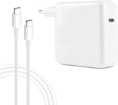 Chargeur MacBook Pro USB C 96W, Chargeur Rapide,Chargeur USB C Compatible avec MacBook Pro et MacBook Air 13' 14' 15' 16Pouces 2018 2024,et Tous Les Appareils USB C, avec Cable USB C 2M.[G245]