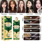 Bubble Plant Hair Dye Shampoo, Hair Color Shampoo, Plant Bubble Hair Dye Shampoo, Instant Natural Hair Dye Shampoo Natural Black