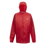 Regatta Mens Pack It III Waterproof Jacket (Danger Red) - Size 2XL