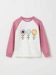 Långärmad t-shirt blommor