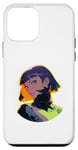 Coque pour iPhone 12 mini Cheveux courts Anime & Manga Style Girl With Pink Lipstick