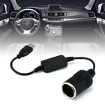 12v Usb Car Cigarette Lighter Socket Charger Power Adapter Cable Waterproof Uk