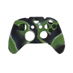 G-MOTIONS Housse Manette Xbox One - Protection en Silicon pour Votre Manette Xbox, éviter de salire Votre Manette et apporte Une Protection supplémentaire en Cas de Choc (Noir Vert)