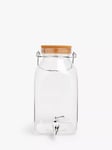 John Lewis ANYDAY Plastic Drinks Dispenser, 7.4L, Clear