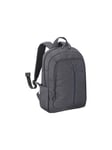 RivaCase 7560 Laptop Canvas Backpack 15.6" Grey