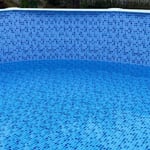 GRE 610x375 cm liner mosaÃÂ¯que ovale pour piscine