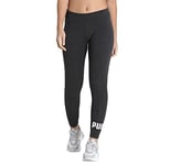 PUMA Femme Logo Leggings, Dark Grey, S EU