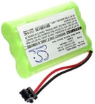 Kompatibelt med Radio Shack TAD-3815, 3.6V, 850 mAh