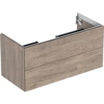 Geberit ONE 505.264.00.6 Kommod 105 x 47 cm, 2 lådor Valnöt