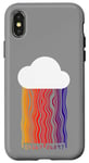 iPhone X/XS Cloud with Rainbow Rain Code Wave Case