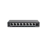 Rouijie Networks RG-ES108GD Commutateur de Bureau Non géré 8 Ports 10/100/1000 Mbps Boîtier en Acier