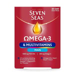 Seven Seas Omega-3 & Multivitamins Man, With B Vitamins and Magnesium, 30-Day...