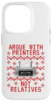 iPhone 14 Pro Ugly Christmas Printer, IT Technician, Computer Office Funny Case