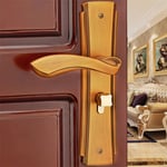 Zinc Alloy Door Handle Lock Set Indoor Lever Mechenical