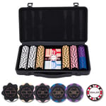 Pokerset Black Aluminium 300