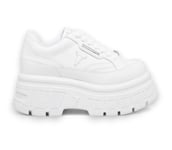 Windsor Smith Womens White Chunky Leather Sneakers - Swerve - Size UK 7