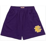 Eric Emanuel Shorts Ee Shorts Sport Andningsbara Mesh Byxor Ee Basic Short Loose Fitness löparshorts för män kvinnor PURPLE M