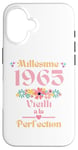 Coque pour iPhone 16 60 ans femme 1965 idée cadeau anniversaire drôle humour mam