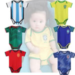 VM baby Brasilien Mexiko Argentina BB baby jumpsuit Mexico away game Size 9 (6-12 months)