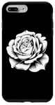 iPhone 7 Plus/8 Plus floral white rose graphic Beautiful flower plant cute design Case