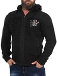 Carisma Calgary Strikk Zip Hoodie - Svart