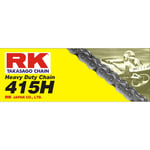 Kedja 415 rk - Heavy duty series non seal naturlig 102 länkar kollegierat stål