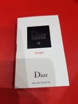 NEW DIOR HOMME SPORT EAU DE TOILETTE, 1 ML  SAMPLE SIZE NEW🎁❤