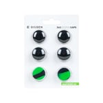 Pack de 6 grips texturés en silicone pour joystick de manettes officielles Xbox. Hauteurs différentes pour s'adapter à tous les prof